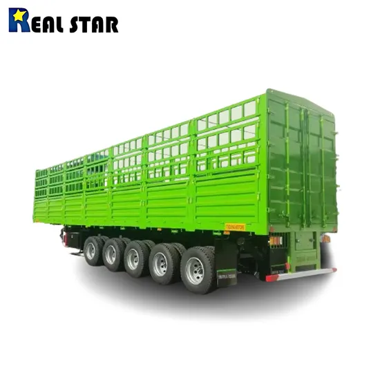 低価格中国2 3 4軸40 60 80トンサイドウォールセミトレーラーバルク/コンテナ貨物輸送用
