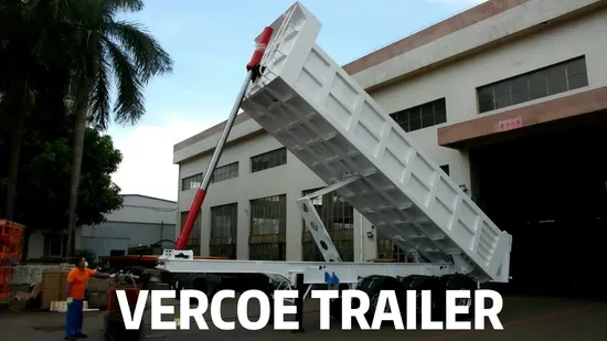 Vercoe 2 3軸 50t U字型エンドティッパー ダンプトレーラー ダンプセミトレーラー