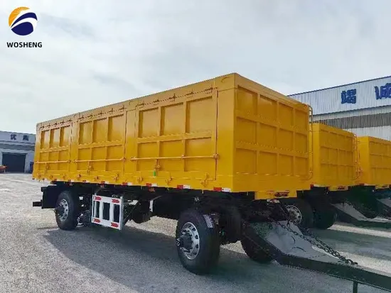 ドローバー 23 軸 フラットベッドフック ボックス貨物牽引フラットベッドバー フル牽引ドリートレーラー リアルタイム監視およびリモート操作付き