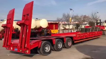 クエスト ローボーイ トレーラー ドリー 油圧式 4ライン 8軸 ローベッド ローベッド セミトラック トレーラー