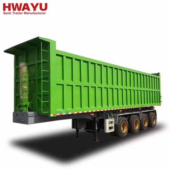 20フィート40フィートコンテナフラットベッドトレーラー/ダンプトレーラー/ローベッドセミトレーラーメーカー販売