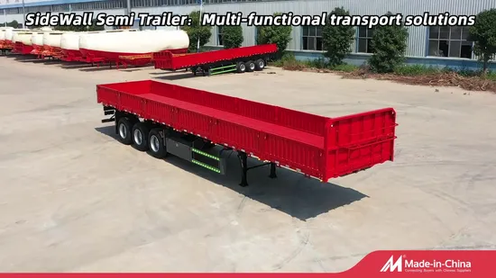 3/4軸40トン50トン60トン80トン車軸フェンスバルク貨物輸送杭側壁/杭貨物輸送トラックセミトレーラーツイストロック付き